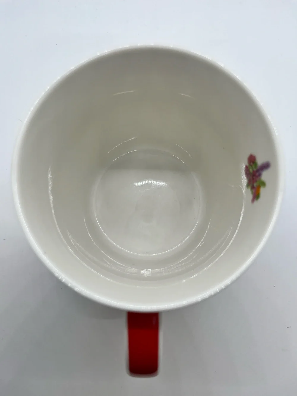 Two Can Art Adorable Donkey Coffee Mug with Red Handle
